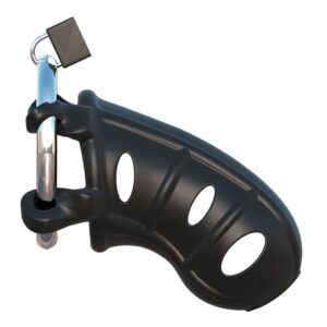 Peniskäfig „Hardcore Silicone Cock Blocker“ mit Schloss und Schlüssel