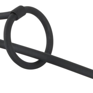 Penisplug „Piss Play with Stopper“ mit Eichelring, komplett aus Silikon