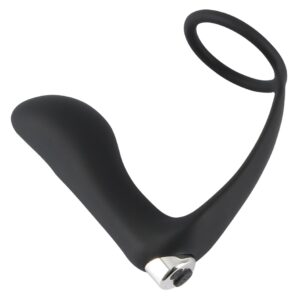 Penisring „Vibrating Ring & Plug“, mit Vibroplug