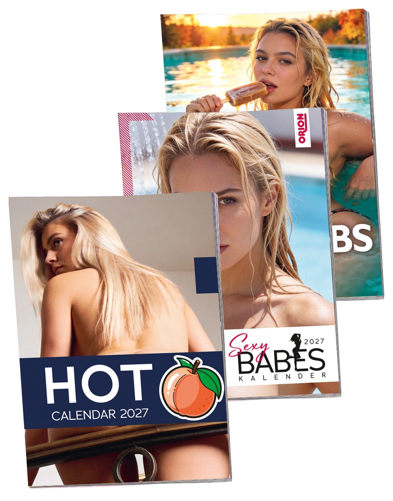 Pin-up Kalender 2027 im 3er-Set