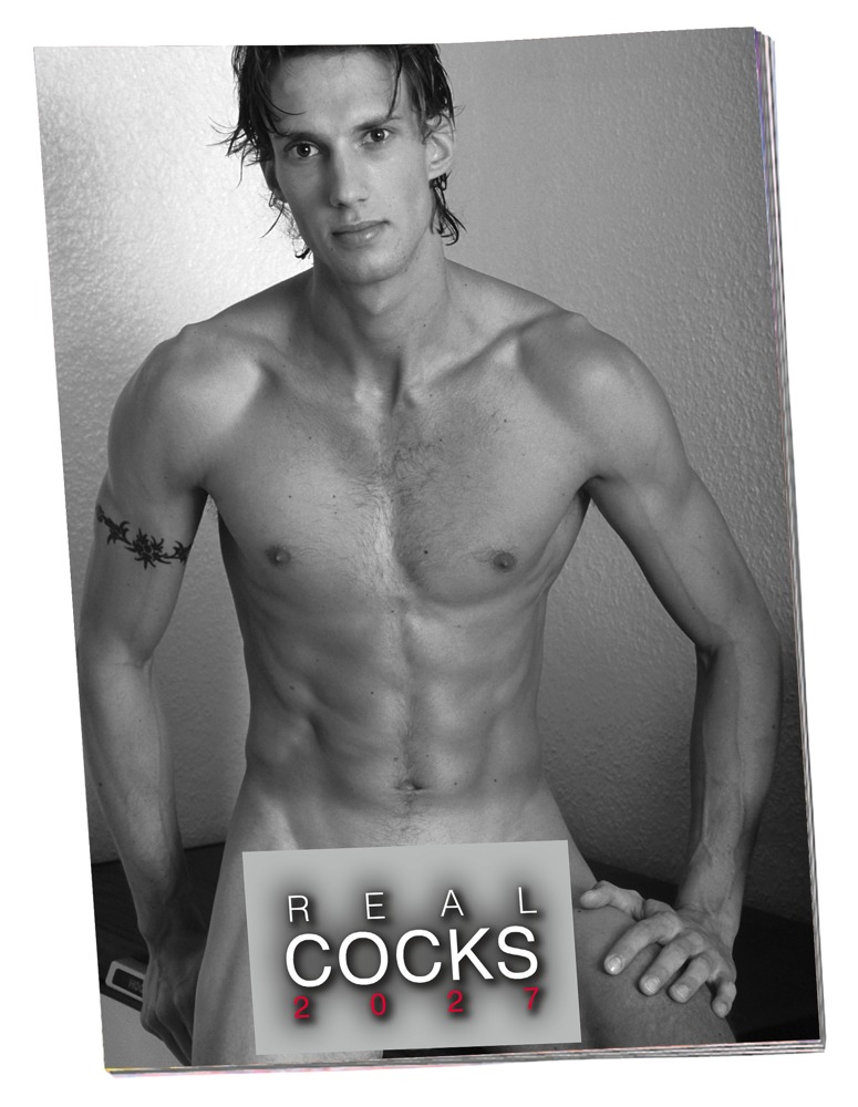 Pin-up Kalender „Real Cocks 2027“ im Großformat