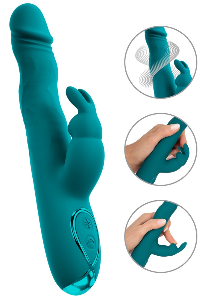 Rabbitvibrator mit Wiggling-Funktion