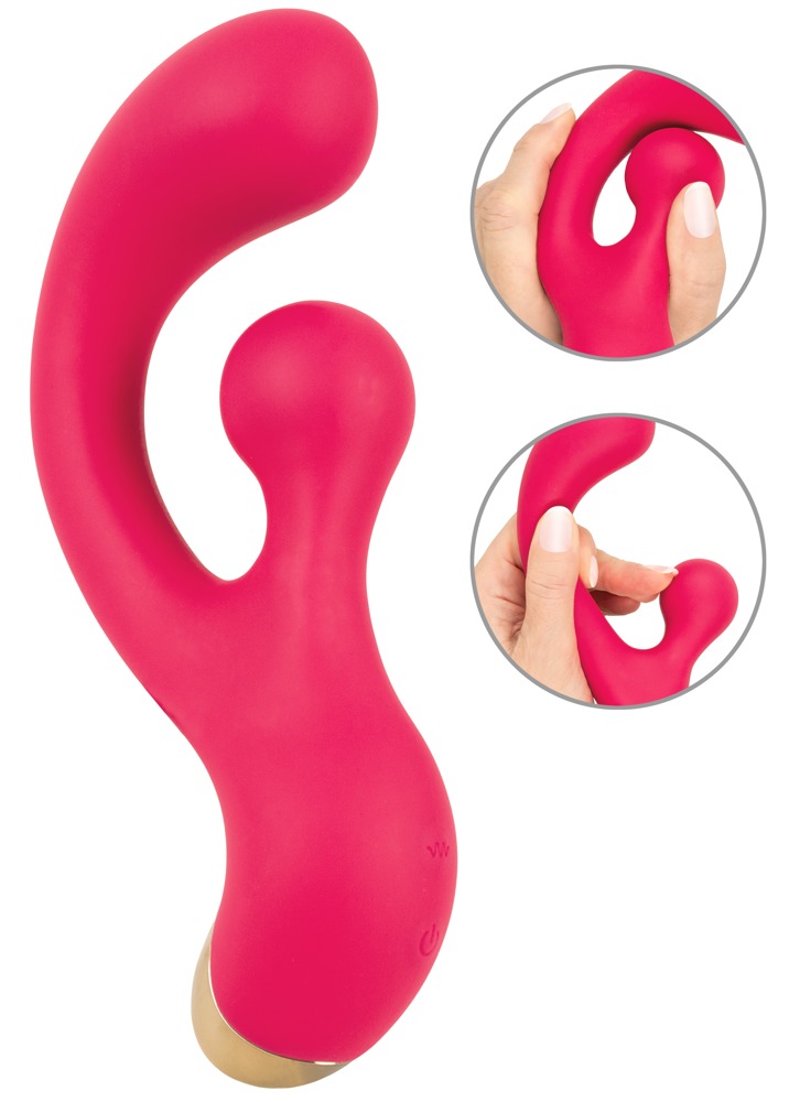 Rabbitvibrator „G-Spot“ mit rotierendem Klitoris-Stimulator