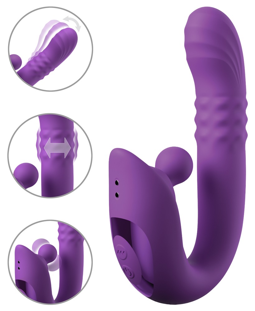 Rabbitvibrator „Harmoni Pro“ mit 4 Motoren