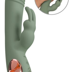 Rabbitvibrator „Slim Rabbit Olive“ mit 2 Motoren