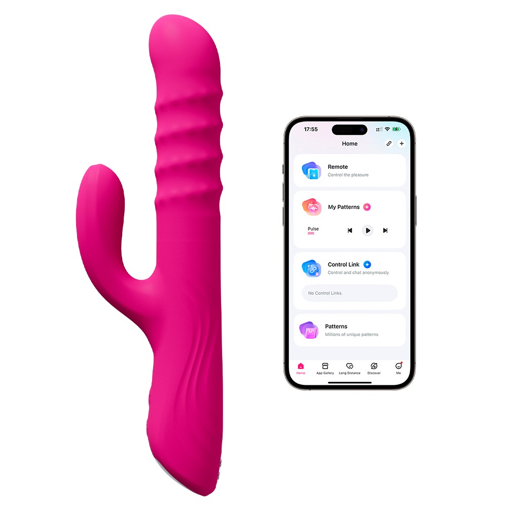Rabbitvibrator „Velvo“ mit WaveRoller-Massageperlen