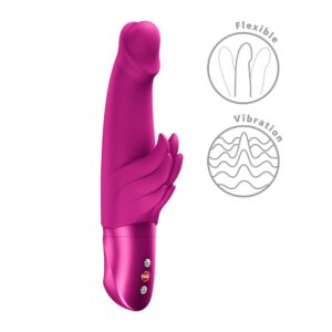 Rabbitvibrator „WICKED ANGEL“ mit Reiz-Flügeln