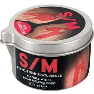 S/M-Kerze im Alu-Tiegel