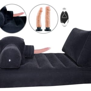 Sexmaschine „Velvet Luxury Bed“ inklusive 2 Naturvibratoren
