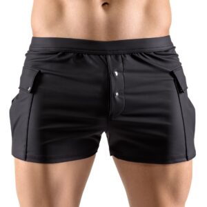 Shorts im Worker-Style mit Taschen und Druckknopfleiste vorn