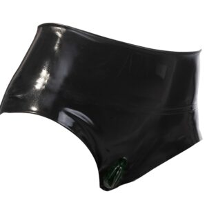 Slip aus Latex mit Vaginalschlauch