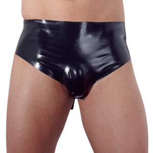 Slip mit aufpumpbarem Anal-Plug, Latex