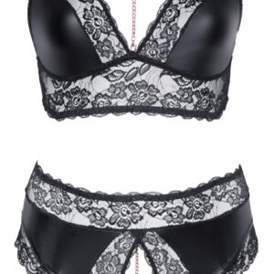 Soft-BH plus Straps-Slip ouvert im Mattlook mit Spitze