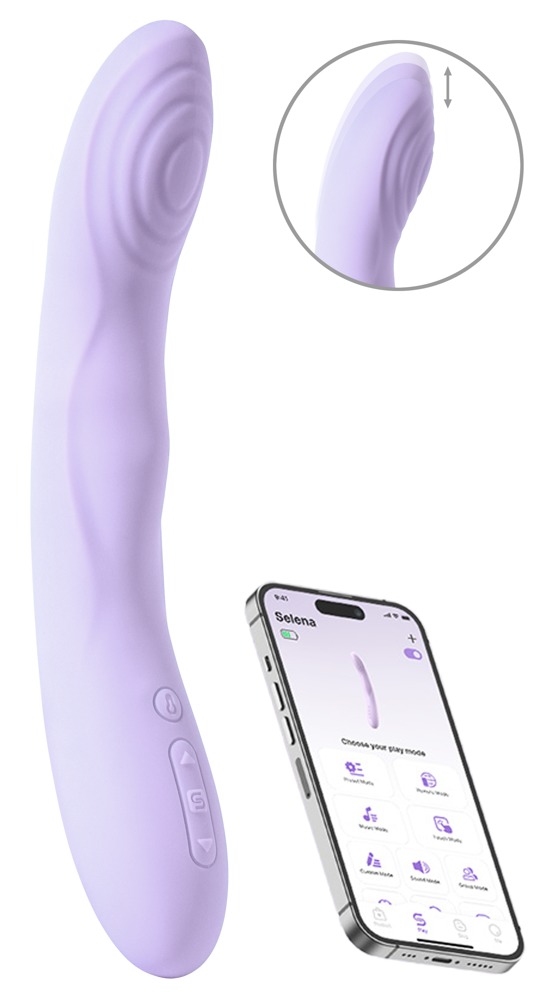 Stoßvibrator „Selena“ mit Wärmefunktion