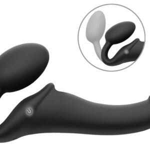Strapless Strap-on „Vibrating Bendable“ mit 3 Motoren