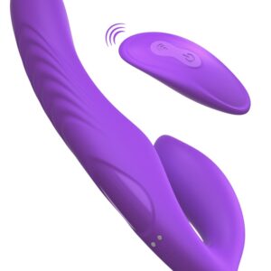 Umschnalldildo „Her Ultimate Strapless Strap-on“, in jede Position biegsam.
