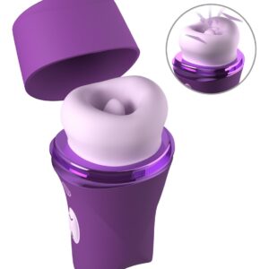 Zungenvibrator „Lush Kiss Plush“ mit saugenden Silikonlippen